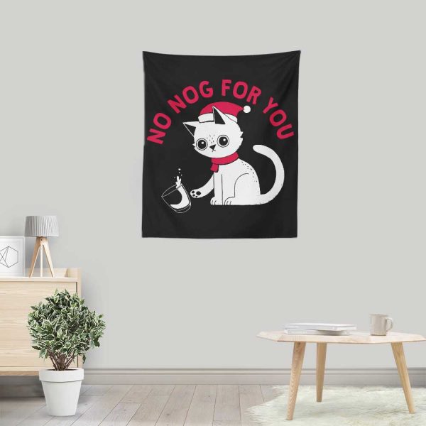 No Nog For You - Wall Tapestry Hot on Sale - Image 3