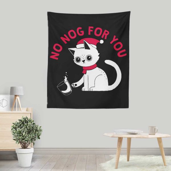 No Nog For You - Wall Tapestry Hot on Sale - Image 4