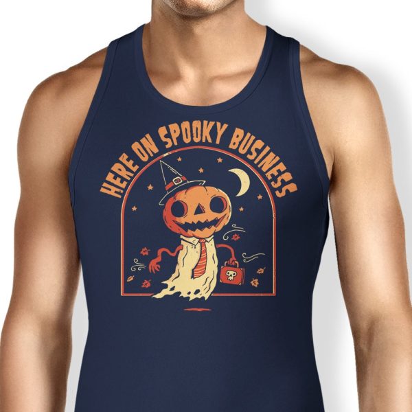 Here on Spooky Business - Tank Top Sale - Image 3