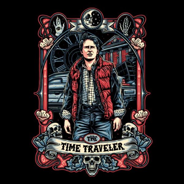 The Time Traveler - Mousepad Cheap - Image 2