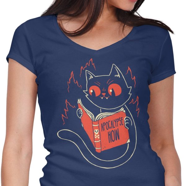 Apocalypse How - Women s V-Neck on Sale - Image 3
