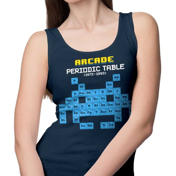 Arcade Periodic Table - Tank Top Online Hot Sale - Image 5