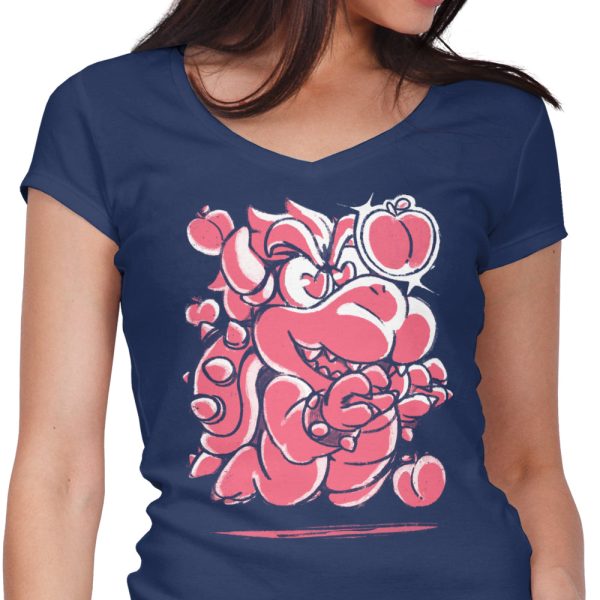 Peaches Love - Women s V-Neck Hot on Sale - Image 3