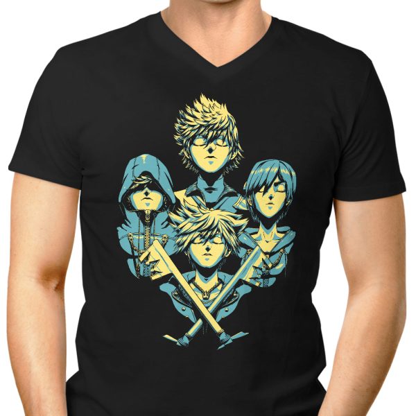 Rhapsody Hearts - Men s V-Neck Online Hot Sale - Image 3
