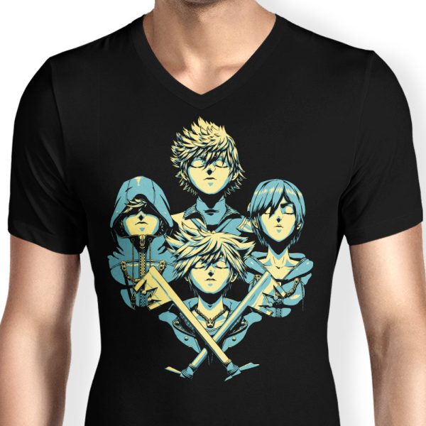 Rhapsody Hearts - Men s V-Neck Online Hot Sale - Image 5